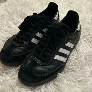 Adidas Black Sneakers with Suede Accents